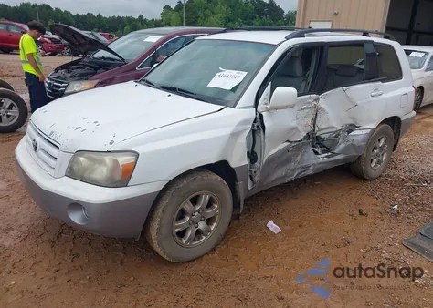 2005 Toyota Highlander V6 из США, поврежденный, VIN JTEGP21A550046469